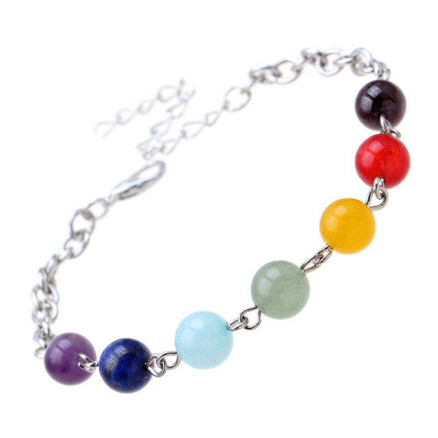 Ocho planetas al por mayor pulseras de onyx